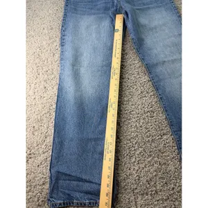 Zara Womens High Waisted Straight Leg Jeans Medium Wash Blue Size 12 EUR 44 thumbnail 2