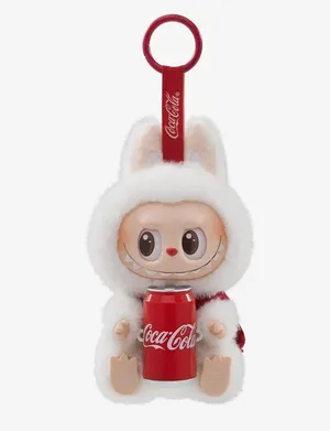 Pop Mart The Monsters Happy Factor Coca Cola Coke Series Labubu Face Pendant thumbnail 1