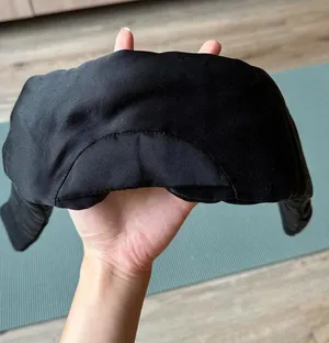 NUOJIA Black 100% mulberry silk sleep mask, similar to the $80 Drowsy sleep mask thumbnail 1