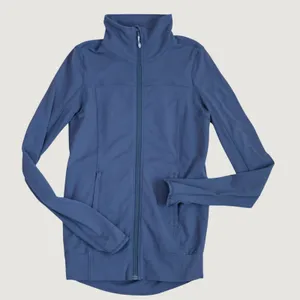 Lululemon Tadasana Get Started Mesh Back‎ Jacket Light Gray Women's 4 Thumbholes thumbnail 1