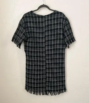 Storia tweed black and white dress▪️size S thumbnail 11