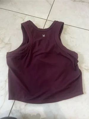 NEW Spyder Active Maroon Padded Sports Bra Size Medium thumbnail 2