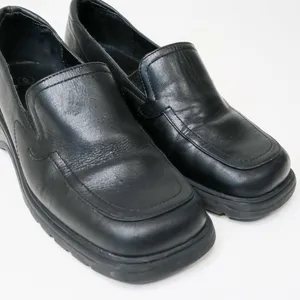 Vintage 90s Predictions Black Leather Loafers thumbnail 4