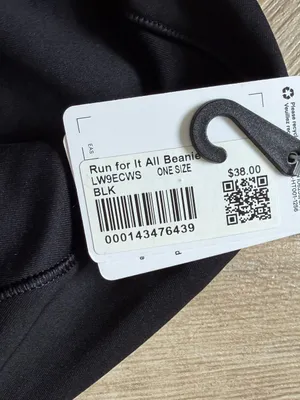 Lululemon Run For It All Beanie Black One Size Outdoor Sporty thumbnail 3