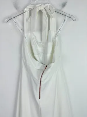 NWT Lulus This is Bliss White Halter Midi Dress Size Small S NEW thumbnail 8