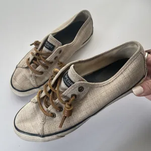 Sperry Top-Sider Canvas Boat Shoes Sneakers Lace Up Casual Size 6 thumbnail 4