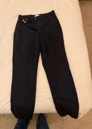 H&M Navy tailored dress pants thumbnail 1