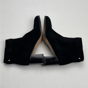 Kate‎ Spade Madelaine Womens Size 6B 6 Black Leather Suede Heeled Bootie Strap thumbnail 7