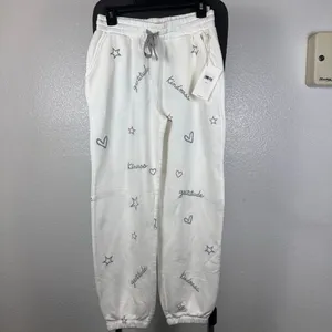 Splendid | Women white jogger sweat pants size xs‎ thumbnail 7