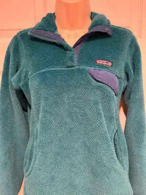 Patagonia Synchilla Snap T Fleece XS Teal Green Polartec Thermal Pro STY25442 thumbnail 1