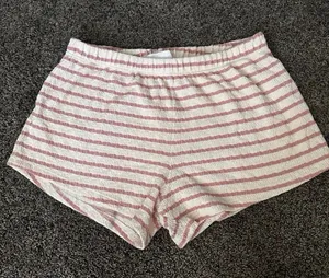 Le BOP Striped Shorts Size Large 0330 Pink thumbnail 1