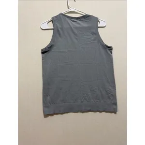 Athleta Charcoal Grey Perforated Athletic Tank thumbnail 2