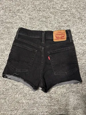Levi’s Shorts Denim Black High-Rise thumbnail 2
