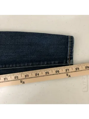American Eagle Womens Jeans Hi-Rise Jegging Dark Wash Distressed Stretch 4 thumbnail 9