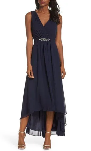 Eliza J Crystal Detail High-Low Gown thumbnail 1