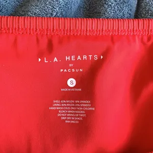 LA Hearts Red Bikini Bottoms thumbnail 2