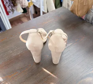 JustFab Nude Block Heels thumbnail 6