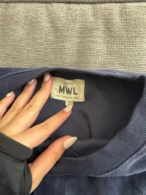 Madewell Lounge Navy tracksuit set thumbnail 3