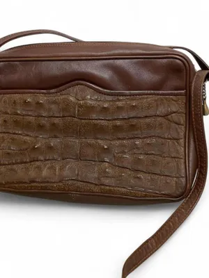 Vintage Italian leather Crossbody bag thumbnail 2