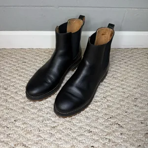 Madewell The Ivy Chelsea Boot in Leather True Black Women’s Size 8.5 Boots thumbnail 4