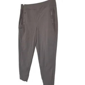 Athleta Womens Brooklyn Pants 16 Taupe Utility Travel Zip Pocket Stretch‎ SP24 thumbnail 3