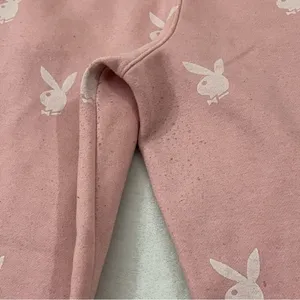 Playboy X Missguided Pink Bunny All Over Print Comfy Lounge Sweatpants Womens XS thumbnail 12