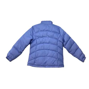 L.L. Bean Quilted Goose Down Puffer Jacket Womens M Lavender Warm Outdoor Coat thumbnail 2