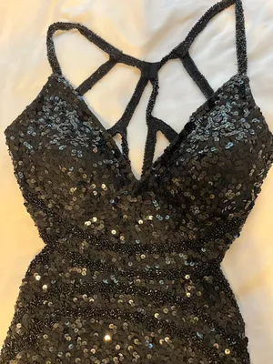 Black Prom Dress Size 2 thumbnail 1