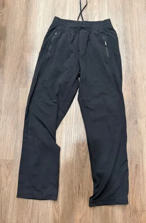 Lululemon Womens Black Straight Leg Athletic Training Pants Size S Drawstring thumbnail 1