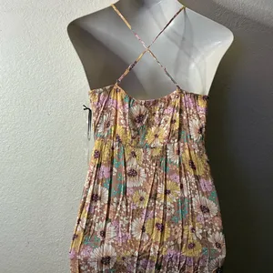 🆕Liberty Love Spaghetti Strap Cut Out Flowy Floral Maxi Sundress L🆕 thumbnail 4