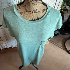 Source Unknown Mint Green Short Sleeve Top thumbnail 1