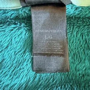 The North Face Osito 2 Fleece Jacket Teal Green Women Large Full Zip Soft Furry thumbnail 4