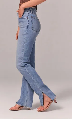 Abercrombie Ultra High Rise 90s Straight Jean thumbnail 3