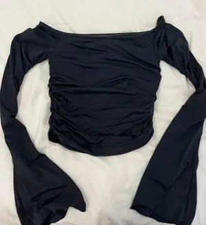 Long Sleeve Off The Shoulder Top thumbnail 1