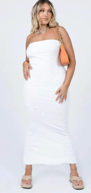 Princess Polly Bodycon Dress White thumbnail 2