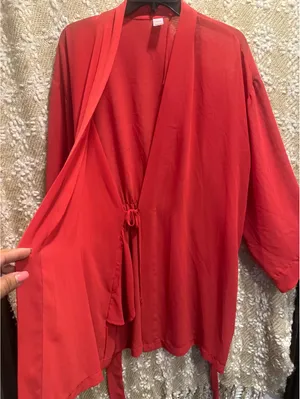 Victoria's Secret Red Robe Long Sleeve, One Size, Washable [COPY] thumbnail 4