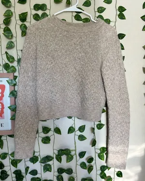 Lululemon Large Alpaca Merino Wool Knit Sweater poetcore librarian chic boho lux thumbnail 1