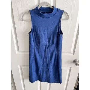 TITLE NINE Midi Dress Womens Small Sleeveless Blue/Red Activewear Tennis Golf thumbnail 2