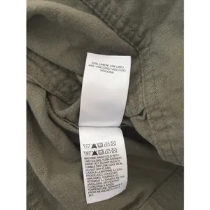 Lucky Brand Utility Field Jacket Womens Size M Olive Green Safari Linen Blend thumbnail 6