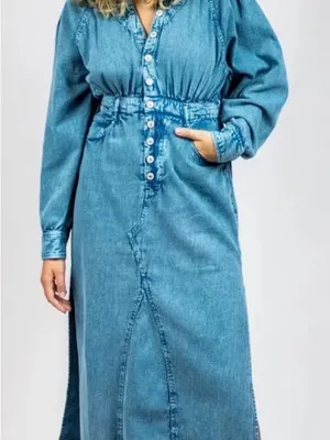 Free people Jean dress thumbnail 9
