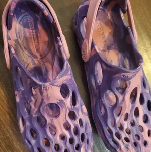 Merrell Hydro Moc Waters shoes , sandals size 7 women's pink and purple … thumbnail 2