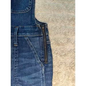 Madewell classic medium wash skinny frayed hem denim overalls Size XXS thumbnail 7