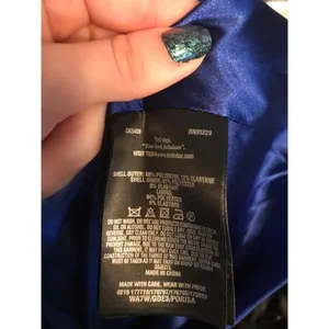 Ted Baker bight blue porisa cap back crepe‎ bodycon dress size small thumbnail 6