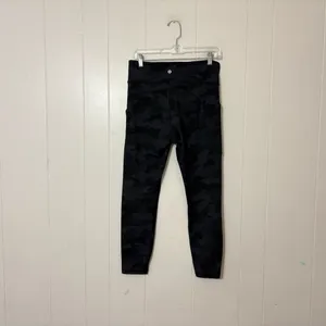 Lululemon Align Pant II Camo Black Gray Size 10 High Rise Yoga Leggings thumbnail 4