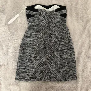 Free People FABLE Tweed Strapless Dress thumbnail 2