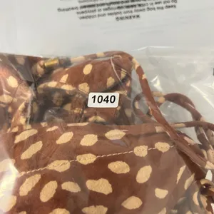 1040 | Urban‎ Outfitters Boho Animal Print High Waisted Cotton Shorts Brown XS thumbnail 7