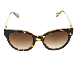 Marc Jacobs Brown Tortoise Gradient 165/S Twisted Temple Cat Eye Sunglasses thumbnail 3