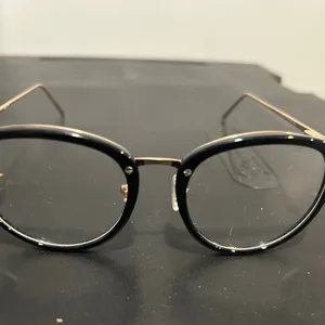 Chic Gold Frame Glasses Black thumbnail 4