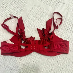 Victoria's Secret small Dream Angels bow cutout balconette bra BC 3189 thumbnail 8