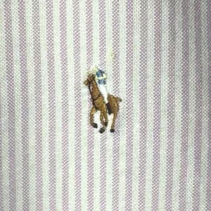 Ralph Lauren Sport 100% Cotton Flesh Pony Pink‎ White Stripe Tank Top Rodeo 6 thumbnail 5